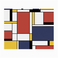 Abstract Art Of De Stijl Small Glasses Cloth by FunnyCow