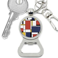 Abstract Art Of De Stijl Bottle Opener Key Chains by FunnyCow