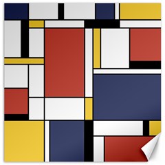 Abstract Art Of De Stijl Canvas 12  X 12   by FunnyCow