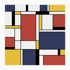 Abstract Art Of De Stijl Medium Glasses Cloth by FunnyCow