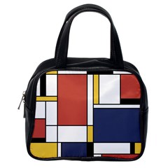 Abstract Art Of De Stijl Classic Handbags (one Side) by FunnyCow