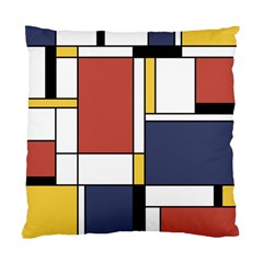 Abstract Art Of De Stijl Standard Cushion Case (one Side) by FunnyCow