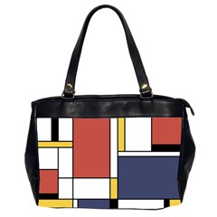 Abstract Art Of De Stijl Office Handbags (2 Sides)  by FunnyCow