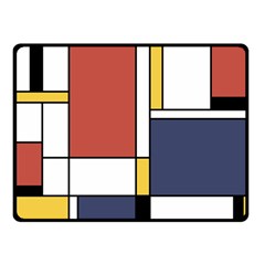 Abstract Art Of De Stijl Fleece Blanket (small) by FunnyCow