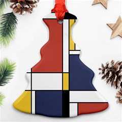 Abstract Art Of De Stijl Ornament (christmas Tree)  by FunnyCow