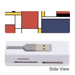 Abstract Art Of De Stijl Memory Card Reader (stick) by FunnyCow