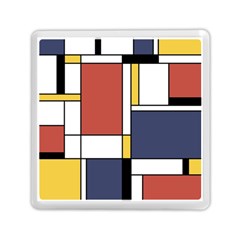 Abstract Art Of De Stijl Memory Card Reader (square) by FunnyCow