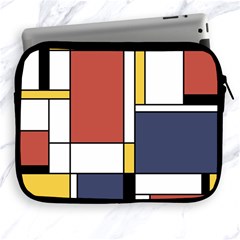 Abstract Art Of De Stijl Apple Ipad 2/3/4 Zipper Cases by FunnyCow