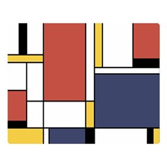 Abstract Art Of De Stijl Double Sided Flano Blanket (large)  by FunnyCow