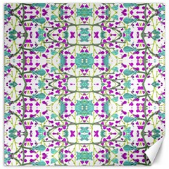 Colorful Modern Floral Baroque Pattern 7500 Canvas 20  X 20   by dflcprints