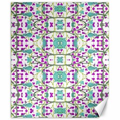 Colorful Modern Floral Baroque Pattern 7500 Canvas 20  X 24   by dflcprints