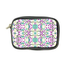 Colorful Modern Floral Baroque Pattern 7500 Coin Purse by dflcprints