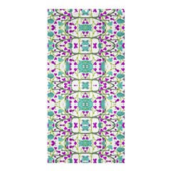 Colorful Modern Floral Baroque Pattern 7500 Shower Curtain 36  X 72  (stall)  by dflcprints