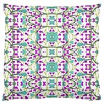 Colorful Modern Floral Baroque Pattern 7500 Large Cushion Case (Two Sides) Front