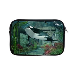 Wonderful Orca In Deep Underwater World Apple Macbook Pro 13  Zipper Case by FantasyWorld7