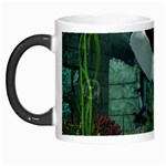 Wonderful Orca In Deep Underwater World Morph Mugs Left