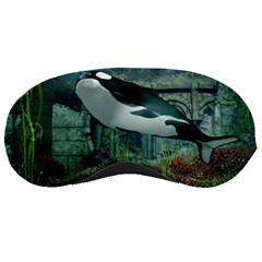 Wonderful Orca In Deep Underwater World Sleeping Masks by FantasyWorld7