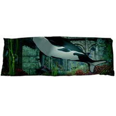 Wonderful Orca In Deep Underwater World Body Pillow Case (dakimakura) by FantasyWorld7