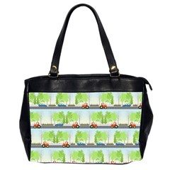 Cars And Trees Pattern Office Handbags (2 Sides)  by linceazul