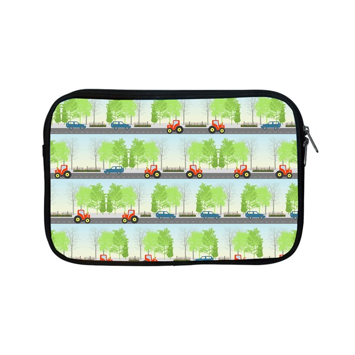 Cars And Trees Pattern Apple iPad Mini Zipper Cases