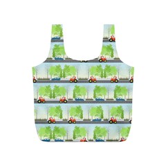 Cars And Trees Pattern Full Print Recycle Bags (s)  by linceazul