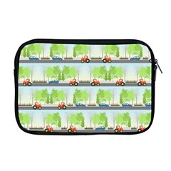 Cars And Trees Pattern Apple Macbook Pro 17  Zipper Case by linceazul