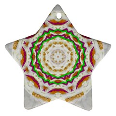 Fauna In Bohemian Midsummer Style Ornament (star) by pepitasart