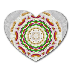 Fauna In Bohemian Midsummer Style Heart Mousepads by pepitasart