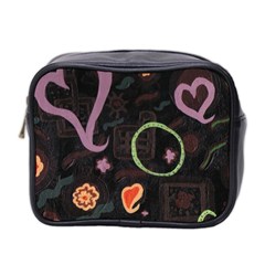 Hearts Mini Toiletries Bag 2-side by snowwhitegirl