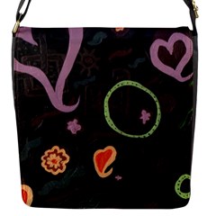 Hearts Flap Messenger Bag (s) by snowwhitegirl