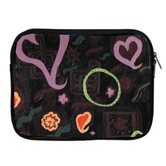 Hearts Apple Ipad 2/3/4 Zipper Cases