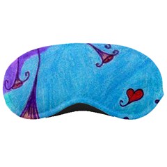 Hearts And Blue Sleeping Masks by snowwhitegirl