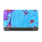 Hearts And Blue Memory Card Reader with CF Front