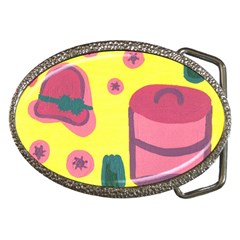 Candy Pink Hat Belt Buckles by snowwhitegirl