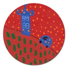 Almost Home Magnet 5  (round) by snowwhitegirl