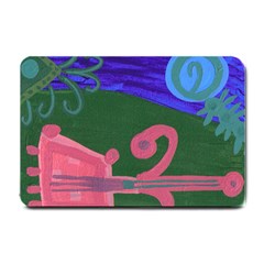 Pink Guitar Small Doormat  by snowwhitegirl