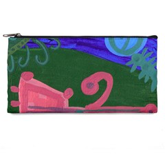 Pink Guitar Pencil Cases