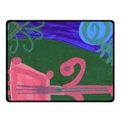 Pink Guitar Fleece Blanket (small) by snowwhitegirl