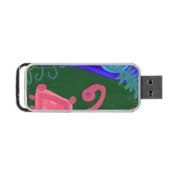 Pink Guitar Portable Usb Flash (two Sides) by snowwhitegirl