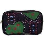 Christmas Hearts Toiletries Bags 2-Side Back