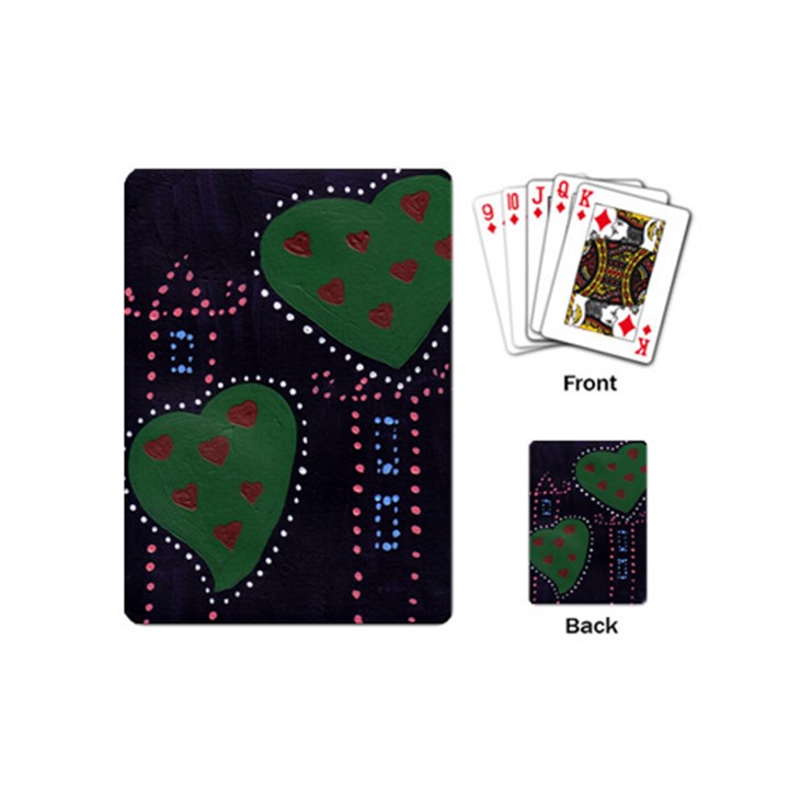 Christmas Hearts Playing Cards (Mini) 