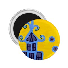 Blue House 2.25  Magnets