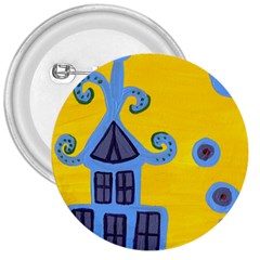 Blue House 3  Buttons by snowwhitegirl