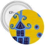 Blue House 3  Buttons Front