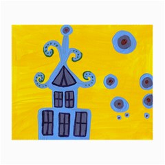 Blue House Small Glasses Cloth