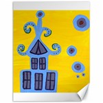 Blue House Canvas 12  x 16   11.86 x15.41  Canvas - 1