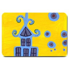 Blue House Large Doormat 