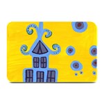 Blue House Plate Mats 18 x12  Plate Mat