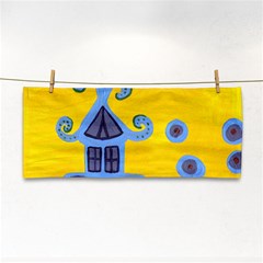 Blue House Hand Towel