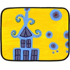 Blue House Fleece Blanket (Mini)